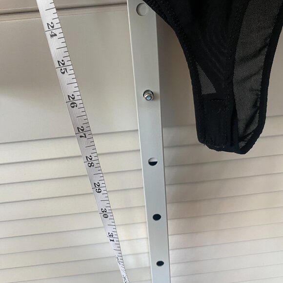 NWT Sage the Label Floral Wrap Front Blouse Bodysuit, Pink Red, Size S - Picture 5 of 8